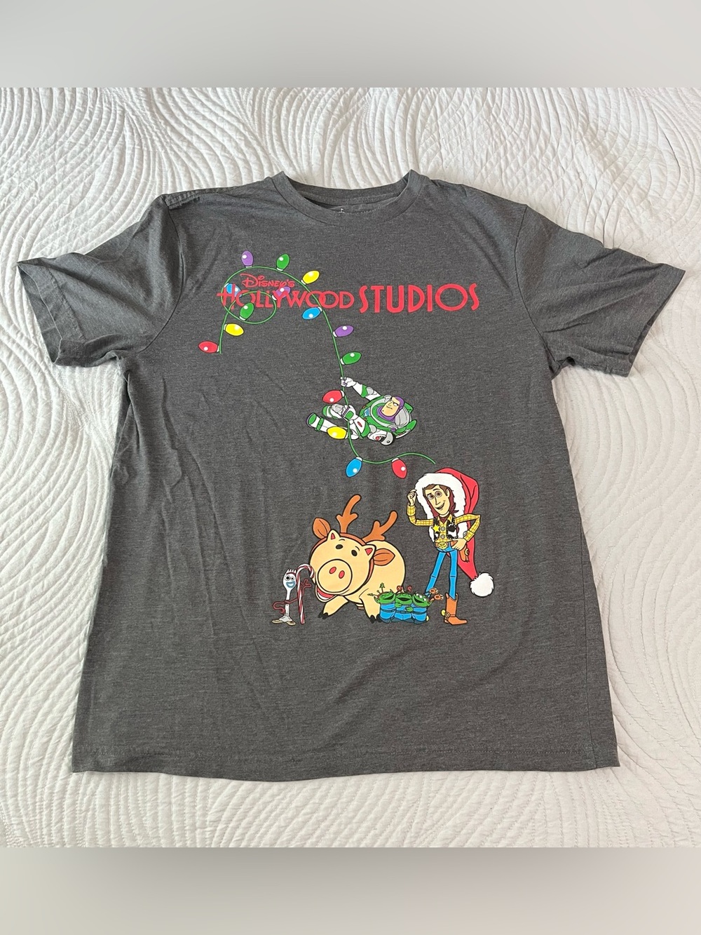 Disney Parks 2024 Christmas Hollywood Studios Toy Story T Shirt Adult Sz Medium